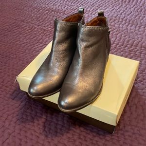 Booties, Lucky Brand, Pewter color